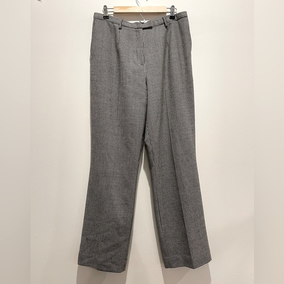 Vintage Pendleton 100% Virgin Wool Houndstooth Pants excellent size 12 - Picture 1 of 9